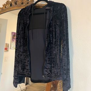 Lulu lemon velour slim fit jacket with hood